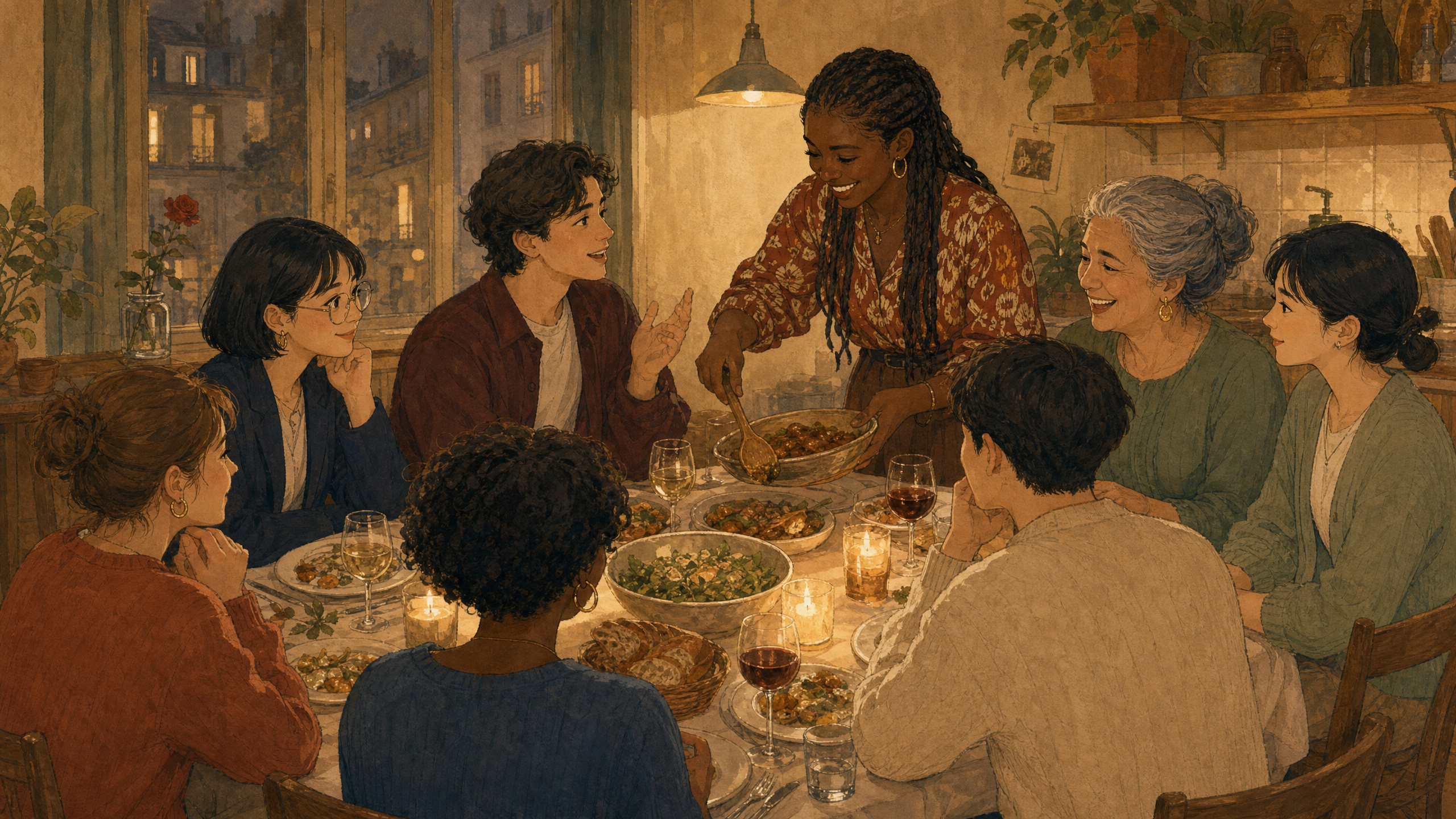 The dinner party